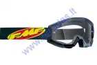 Akiniai motociklininko skaidrūs FMF GOGGLE POWER CORE