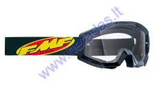 Motorcyclist goggles clear FMF GOGGLE POWER CORE