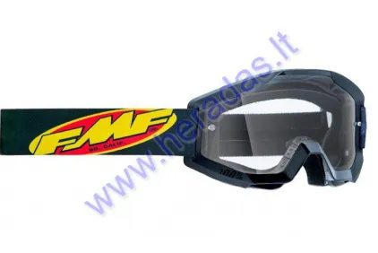 Motorcyclist goggles clear FMF GOGGLE POWER CORE