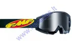 Akiniai motociklininko skaidrūs FMF GOGGLE POWER CORE SAND, tamsinti