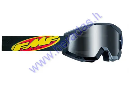 MOTORCYCLIST GOGGLES CLEAR FMF GOGGLE POWER CORE, mirror