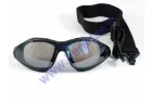 Motorcycle goggles black lens