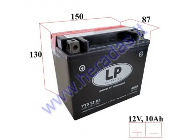 BATERRY 12V 10Ah YTX12-BS LANDPORT