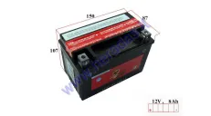 Battery 8Ah.90A 12V BANNER YTX9-BS