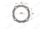 Crankshaft cover gasket for motorcycle, moped 50cc 70cc 120cc fits CHAMP DELTA, CHAMP MONTANA