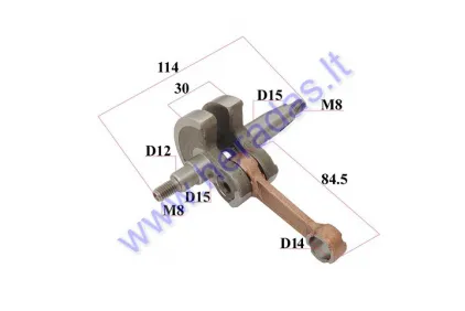 CRANK SHAFT FOR 52CC BRUSH CUTTER