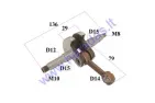 CRANKSHAFT FOR CHAIN SAW 58CC