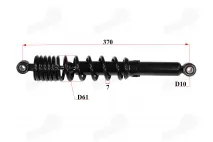 Amortizatorius ATV keturračio motociklo ATV, CROSS L370  SP7