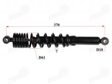 Shock absorber for ATV quad bike ATV, CROSS L370  SP7