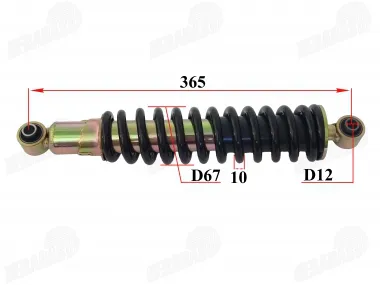 Amortizatorius ATV keturračio motociklo Bashan BS250S-5 L365  SP10