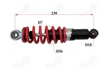 Shock absorber for ATV quad bike L230 spring diameter 7