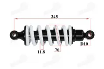 Rear shock absorber for motorcycle L245 fits NAKED50