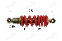 Amortizatorius galinis motociklo L255 sp11.8 tinka FR50