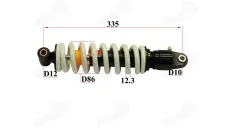 Amortizatorius galinis motociklo L335 sp12.3 tinka DB50PRO