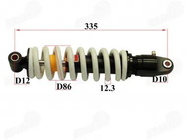 Rear shock absorber for motorcycle L335 fits DB50PRO