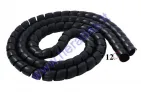 Spiral Wrap Hose Protector For Cable Wire 12mm 1 meter