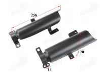 A set of protective front shock absorbers for motorcycle 50cc fits FR50