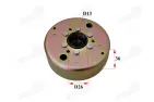 Magneto/stator with rotor for scooter, motorcycle 5 pins 2T