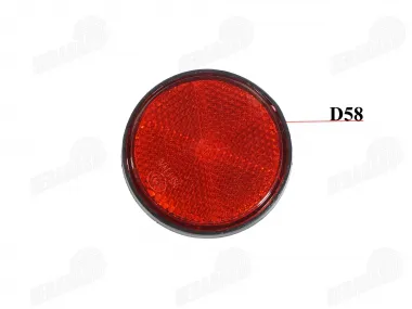 Reflector red screw universal M6