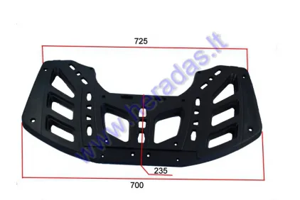 LUGGAGE RACK (front/rear) FOR ATV QUAD BIKE, FITS MODEL TREX