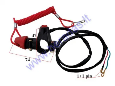 Emergency shutdown/Kill switch for 50cc motorcycle