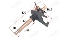 Rail shift shaft for quad bike, motorcycle 50 cc AM6 KEEWAY, APRILIA, Beta, HUSQVARNA, MALAGUTI, PEUGEOT, YAMAHA