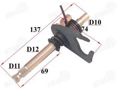 Rail shift shaft for quad bike, motorcycle 50 cc AM6 KEEWAY, APRILIA, Beta, HUSQVARNA, MALAGUTI, PEUGEOT, YAMAHA