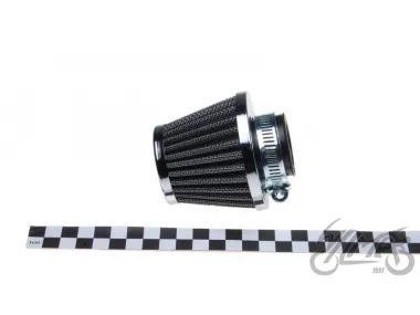 AIR FILTER, CONE CHROMED 32 mm