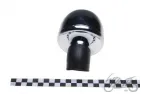 AIR FILTER CONE-SHAPED 35mm HIGH-PERFORMANCE CHROME