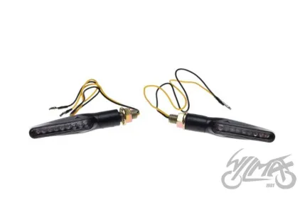 LAMP, TURN SIGNAL INDICATOR BLACK, CLEAR LENS, 9 LEDS