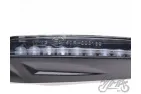 LAMP, TURN SIGNAL INDICATOR BLACK, CLEAR LENS, 9 LEDS