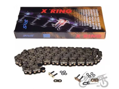 CHAIN, DRIVE IRIS 520 X-RING 122L GOLD