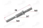 CDI screw for motorized bicycle 4T 49cc 142F