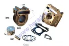 CYLINDER FOR SCOOTER WITH CYLINDER HEAD 90cc D50 PIN13 4-STROKE GY6