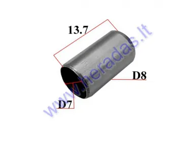 Cylinder liner for GY6 4T 50CC engines L13.7 D8 inner D7