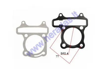 CYLINDER GASKET SET FOR SCOOTER GY6 125cc D52.4mm