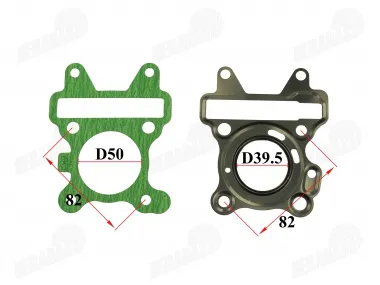 Cilindro tarpinių komplektas motorolerio 50cc 4T 50cc D38 Yamaha Aerox Ovetto