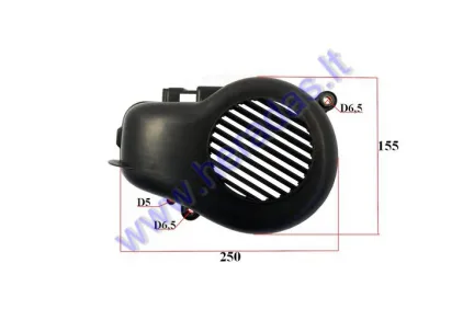 Fan cover for scooter 50cc MINARELLI HORIZONTAL