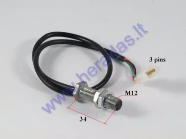 Speedometer sensor for ATV quad bike