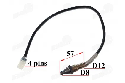 Deguonies daviklis, lambda zondas motociklo tinka FR50, NAKED50, DB50PRO
