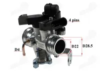 Throttle valve for motorcycle fits FR50, NAKED50