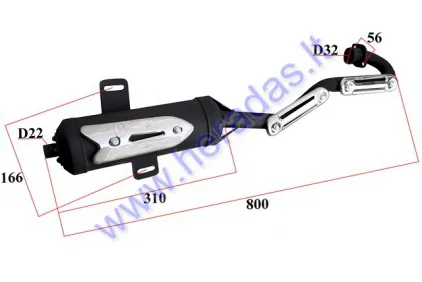 Duslintuvas ATV keturračio motociklo 250cc