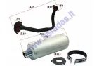 Muffler for scooter GY6 125-150cc