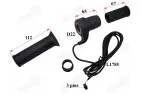 Throttle (handlebar grip) set for electric bicycle Electron EB18 EB19