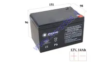Battery for electric bicycle 12V 14AH Analog EB009, EB1470, EB2087 suitable for mini quads used for UPS system