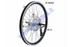 Rear wheel with motor for electric bicycle 36V 250W Electron  EB19