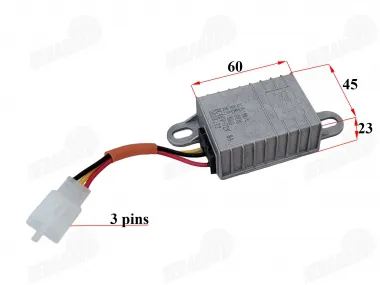 Electric ATV, scooter voltage converter 48-72V to 12V   XL4L COMFIMAX, PRAKTIK1 converter