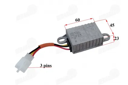 Electric ATV, scooter voltage converter 48-72V to 12V   XL4L COMFIMAX, PRAKTIK1 converter