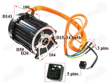 Engine for electric ATV quad bike 60V 2000W fits HIMOTO HM4