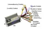 Controller for electric mini ATV  48V 1000W  with gearshifting